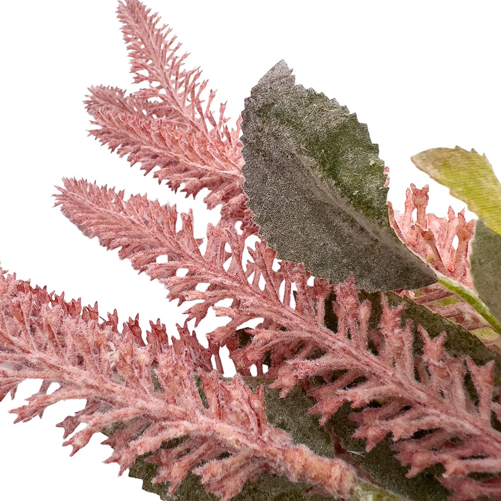 Pasto artificial rosado 74cm