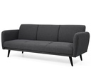 Sofá cama Tino gris oscuro