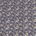 Mantel flower print azul 200x135cm