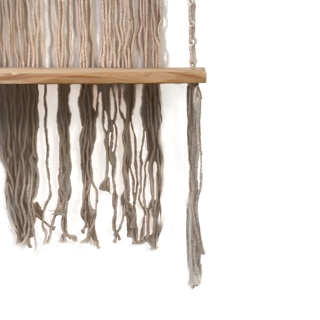 Repisa macrame doble 43x107cm