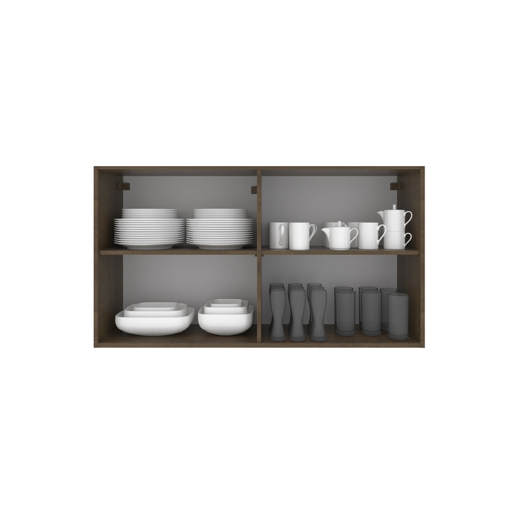 Aéreo cocina Stella blanco 2 puertas 120cm