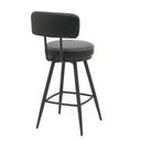 Silla Bar Soma giratoria negro