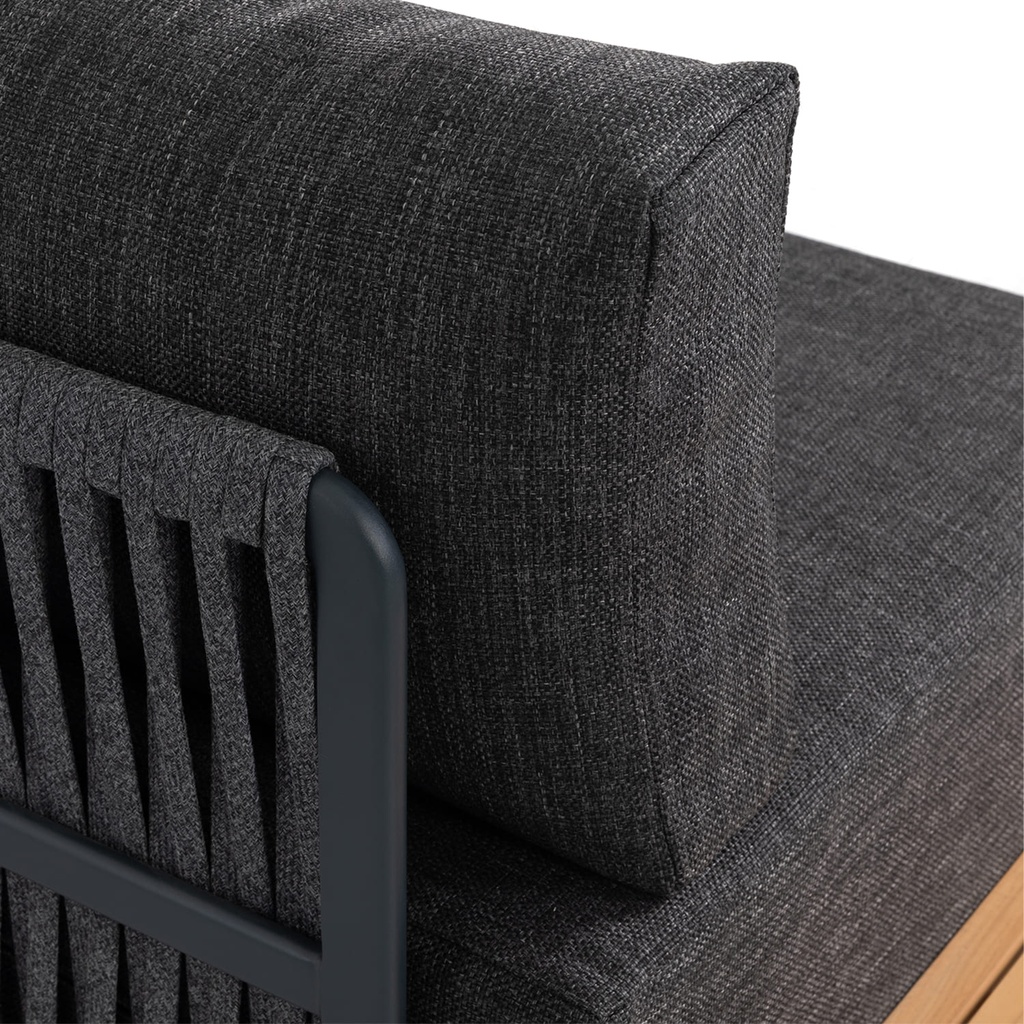 Set seccional terraza Lafite 4pzas