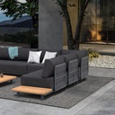 Set seccional terraza Lafite 4pzas