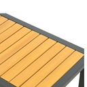 Juego living terraza seccional Beckman gris