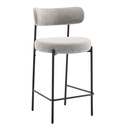 Silla bar Dominga gris set de 2
