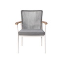 Silla comedor terraza Concord gris oscuro