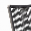 Silla comedor terraza Concord gris oscuro