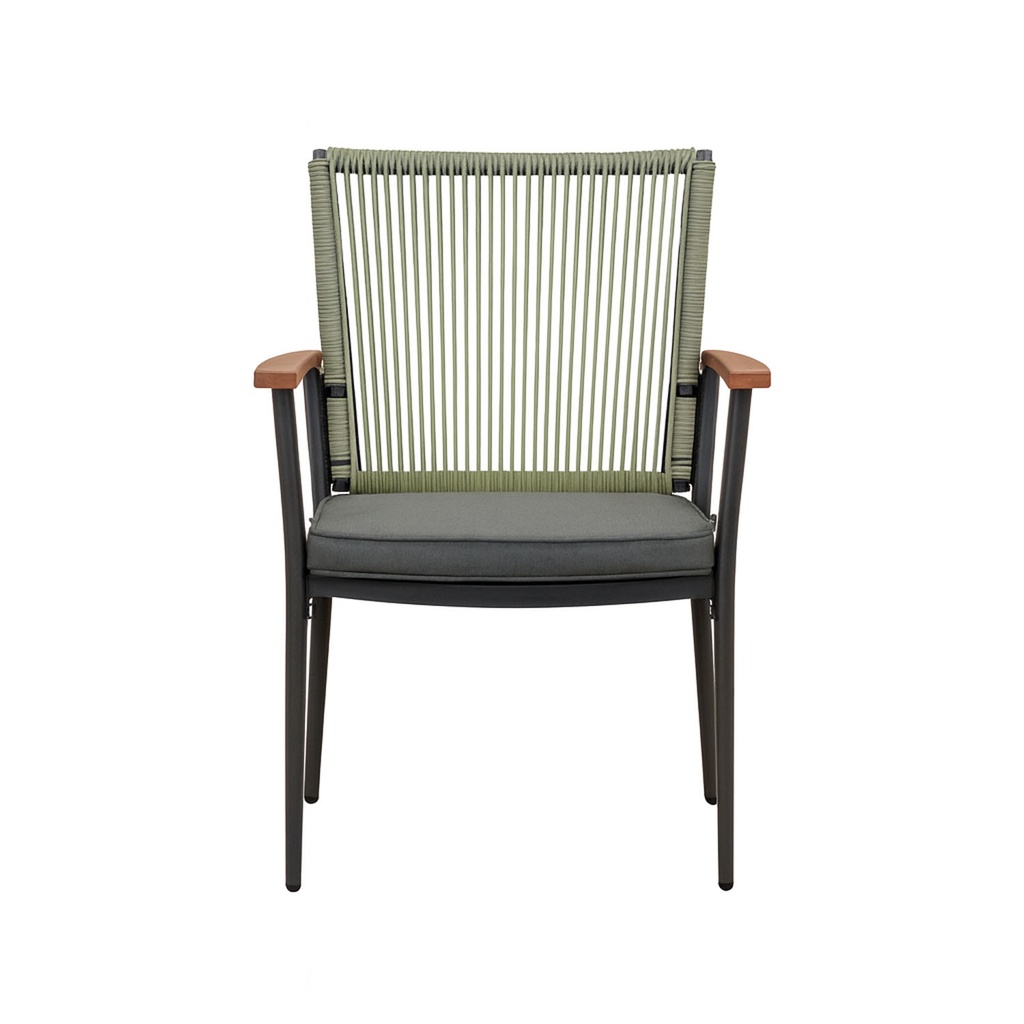 Silla comedor terraza Concord verde