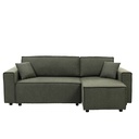 Sofá cama seccional Vito verde edición touch