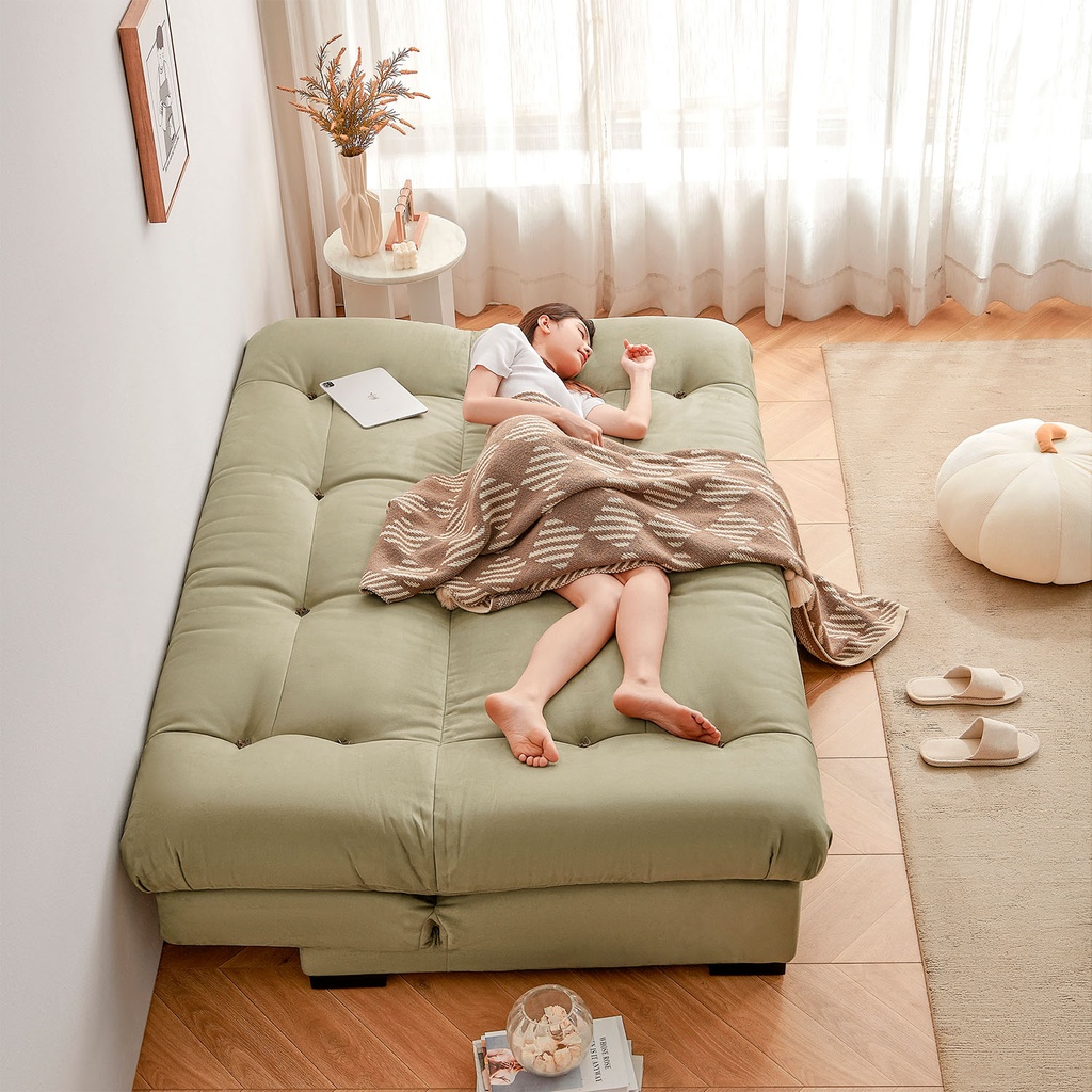 Sofá cama Minerva verde