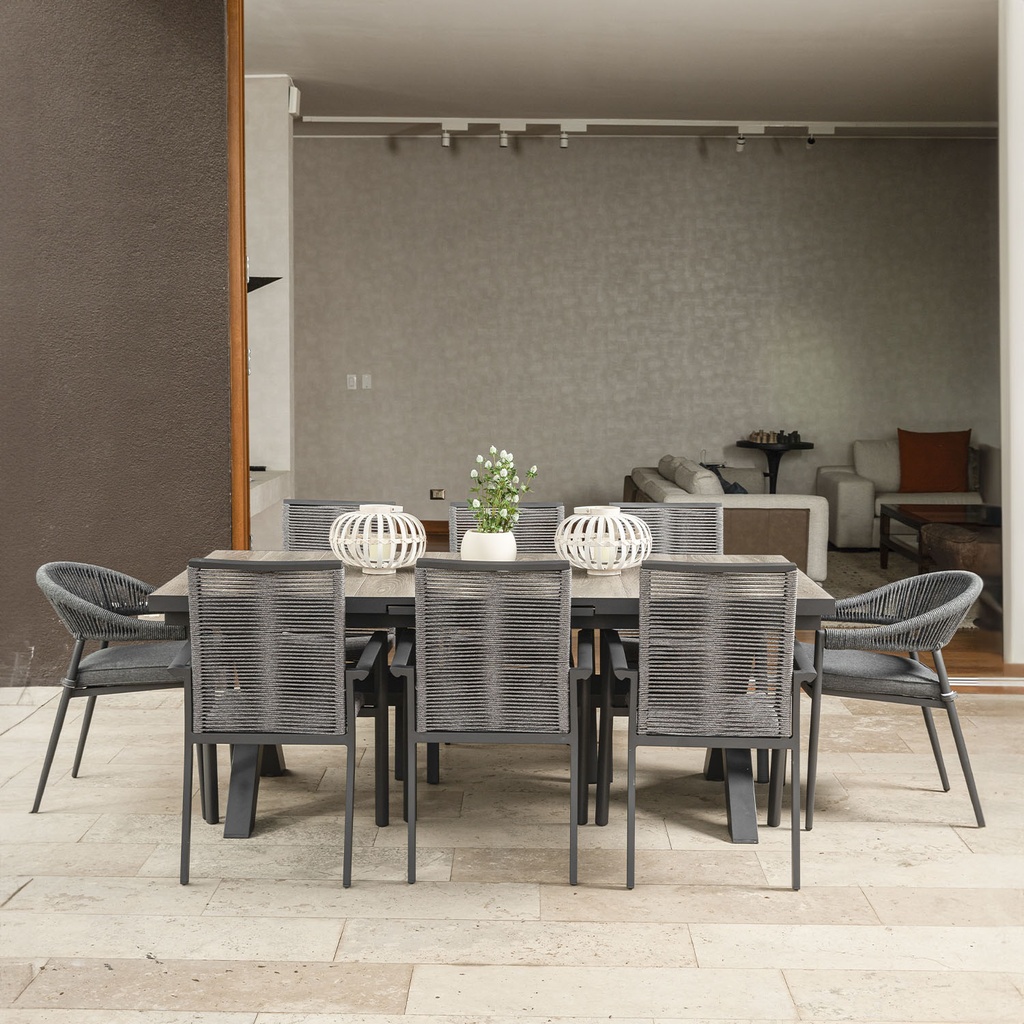 Mesa terraza extendible Sultán 202-263cm