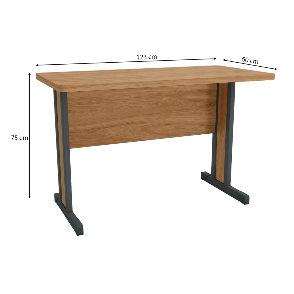 Escritorio Teca Italia 123cm