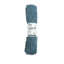 Piso de baño shaggy celeste 45x70