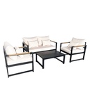 Juego living terraza Mykonos 2-1-1