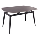 Mesa redonda extensible 6 puestos Turín gris