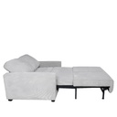 Sofá cama Bharu gris claro