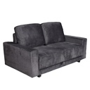 Sofá cama Bharu gris oscuro