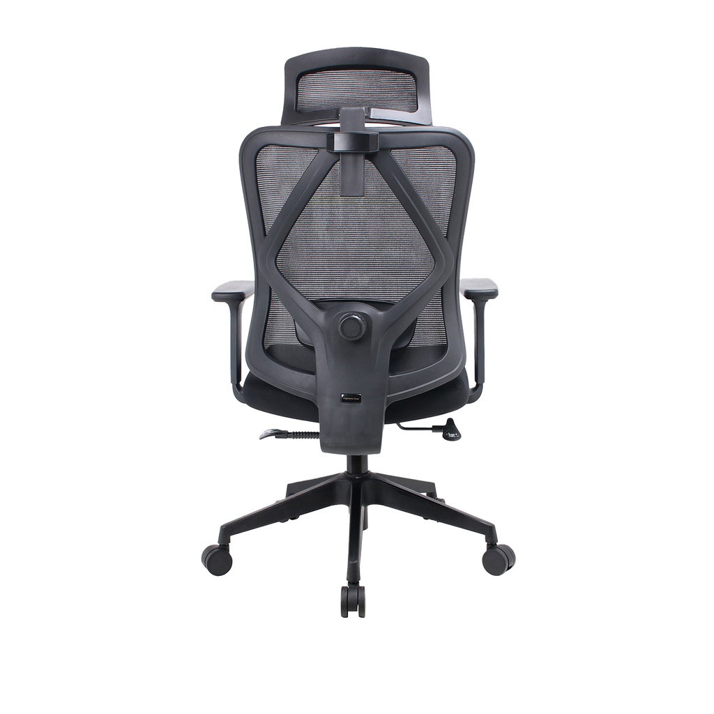 Silla oficina Salin base nylon negro