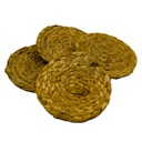 Set 4 posavasos yute 10x10cm