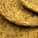 Set 4 posavasos yute 10x10cm