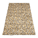 Mantel flower print crudo 200x135cm