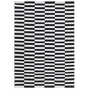 Alfombra 200x300cm Rila blanco/negro