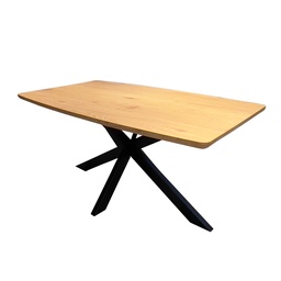 [230034610] Mesa comedor 6 puestos Bonaire madera clara