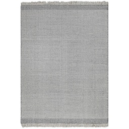 [230039582] Alfombra 150x210cm Capas marfil/gris