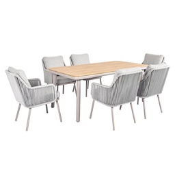 [230041375] Juego comedor terraza 6 sillas Milano